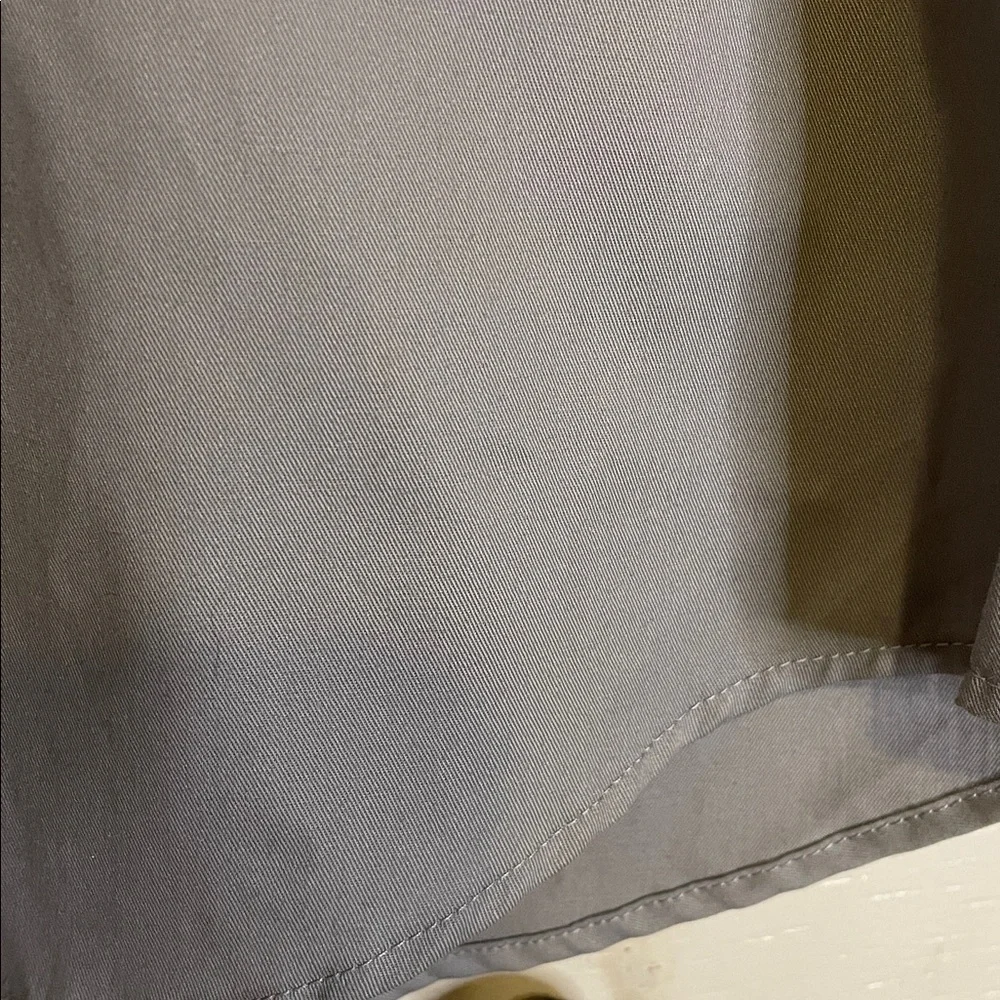PERRY ELLIS Slim Fit Dress Shirt, Men’s Neck 15.5”, Cement Gray